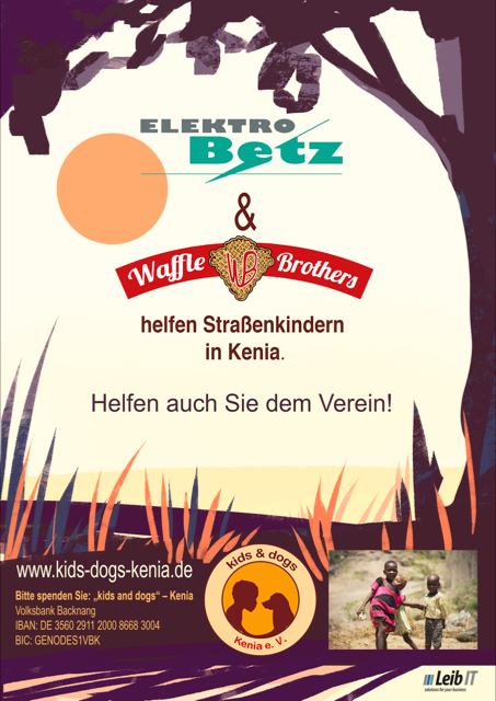 Die Firmen Waffle Brothers und Elektro Betz möchten unseren Verein unterstützen.
